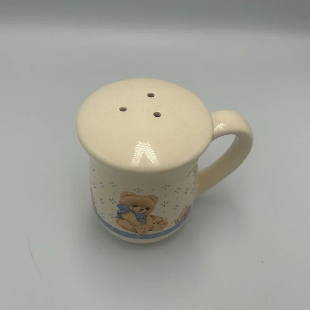 Vintage Tienshan Stoneware Country Bear Cottage Salt Pepper Shaker Replacement